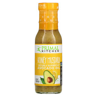 Primal Kitchen, Dressing & Marinade Made with Avocado Oil, Honey Mustard, 8 fl oz (236 ml)