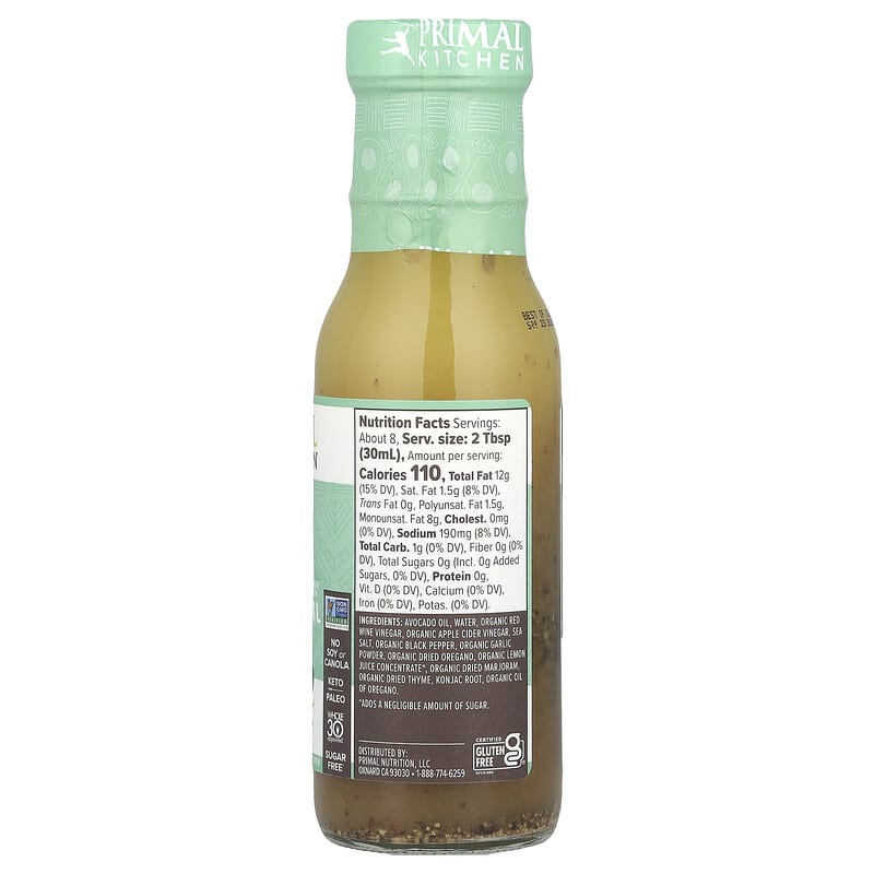 Greek Dressing & Marinade Made with Avocado Oil, 8 fl oz (236 ml)