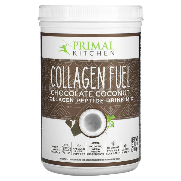 Primal Kitchen, Collagen Fuel, Schokolade-Kokosnuss, 394 g (13,89 oz.)