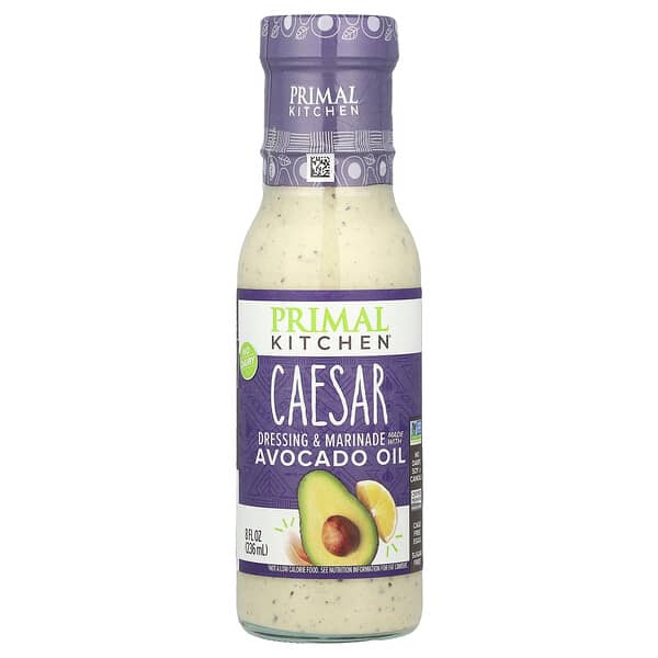 Primal Kitchen, 드레싱/마리네이드, 아보카도 오일 함유, 시저, 236ml(8fl oz)