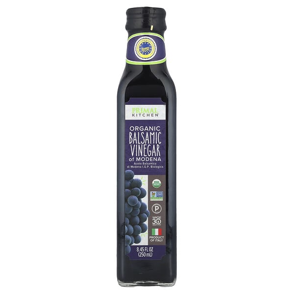Primal Kitchen, 유기농 발사믹 식초 모데나산, 250ml(8.45fl oz)