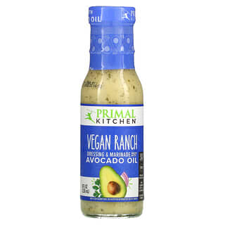 Primal Kitchen, Dressing & Marinade Made with Avocado Oil, Vegan Ranch, 8 fl oz (236 ml)