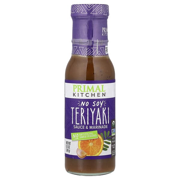 Primal Kitchen, 대두 무함유 데리야끼 소스 및 마리네이드, 241g(8.5oz)