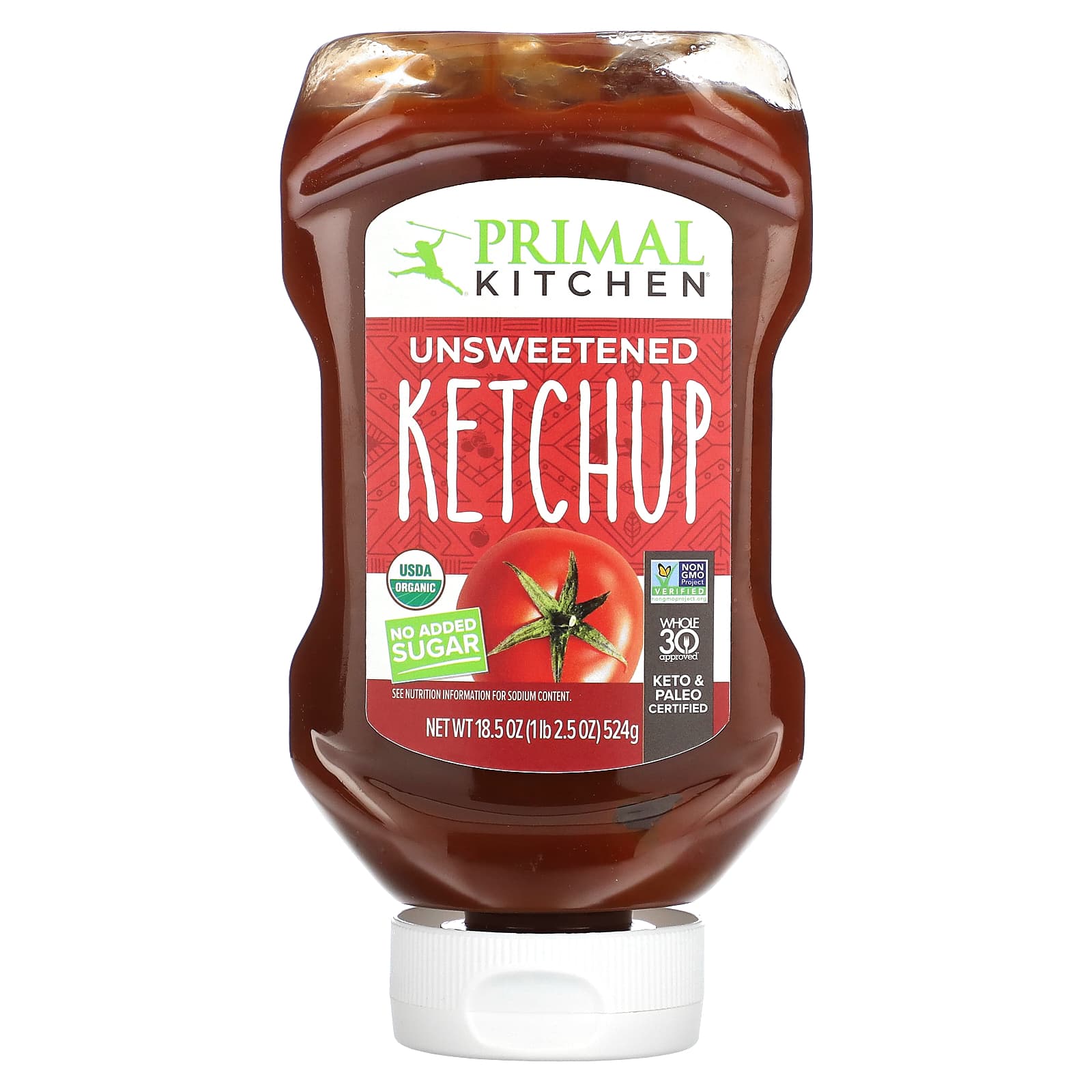 Unsweetened Ketchup, 18.5 oz (524 g)