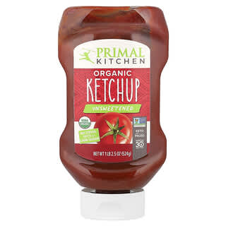 Primal Kitchen, Organic Ketchup, Unsweetened, 1 lb 2.5 oz (524 g)