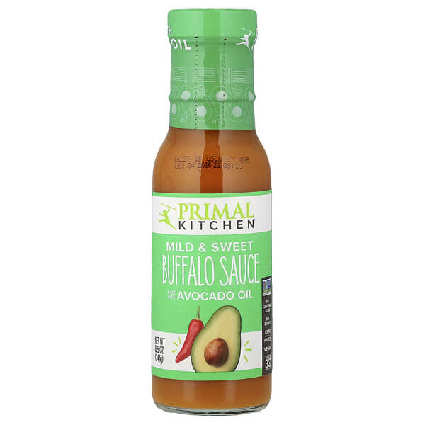 Primal Kitchen, 아보카도 오일 함유 버팔로 소스, 마일드 & 스위트, 241g(8.5oz)