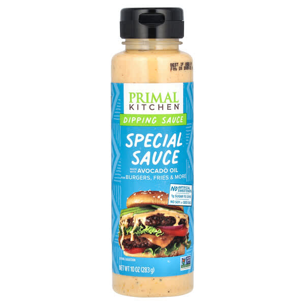 Primal Kitchen, Сос за потапяне, приготвен с масло от авокадо, специален сос, 283 g (10 oz)