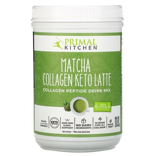 Primal Kitchen, Latte cetogénico de colágeno, Matcha, 264,6 g (9,33 oz)