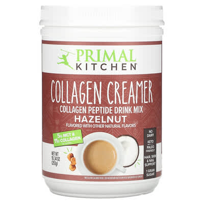 Primal Kitchen, Collagen Creamer, Hazelnut Flavor, 10.34 oz (293 g)