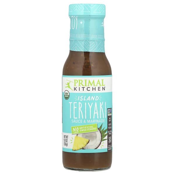 Primal Kitchen, Saus & Bumbu, Island Teriyaki, 256 g (9 ons)