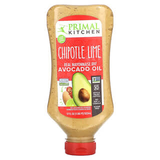 Primal Kitchen, Real Mayonnaise Made With Avocado Oil, Chipotle Lime, 17 fl oz (503 ml)