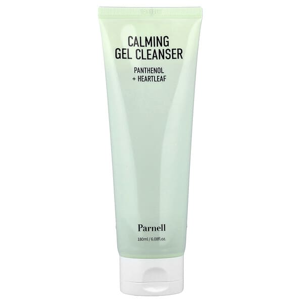 Parnell, Gel de limpieza calmante con pantenol Heartleaf, 180 ml (6,08 oz. líq.)
