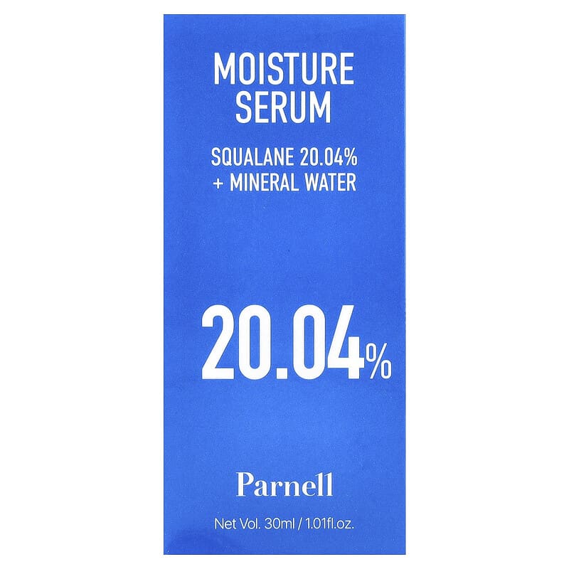 スクワラン20.04ミネラルウォーター保湿ケアセラム、30ml（1.01液量