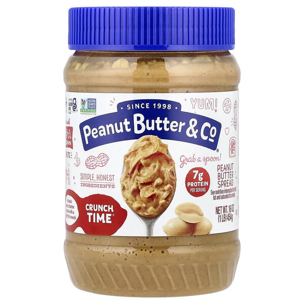 Peanut Butter & Co., арахісова паста, Crunch Time®, 454 г (16 унцій)