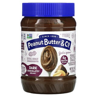 Peanut Butter & Co., زبدة الفول السوداني قابلة للتوزيع Dark Chocolate Dreams، 16أونصة (454 جم)