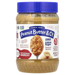 Peanut Butter & Co., Old Fashioned Crunchy, 100% natürliche knusprige Erdnussbutter, 16 oz (454 g)