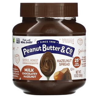 Peanut Butter & Co., 헤이즐넛 스프레드, 밀크 초콜릿 헤이즐넛, 369 g(13 oz)