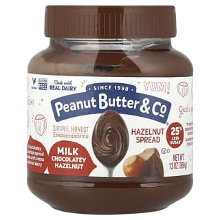 Peanut Butter & Co., Haselnuss-Aufstrich, Milchschokolade Haselnuss, 369 g (13 oz)