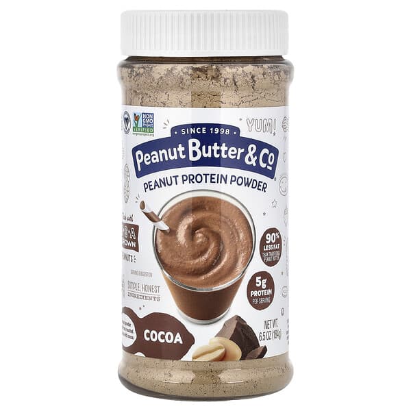 Peanut Butter & Co., 땅콩 단백질 분말, 코코아, 184g(6.5oz)