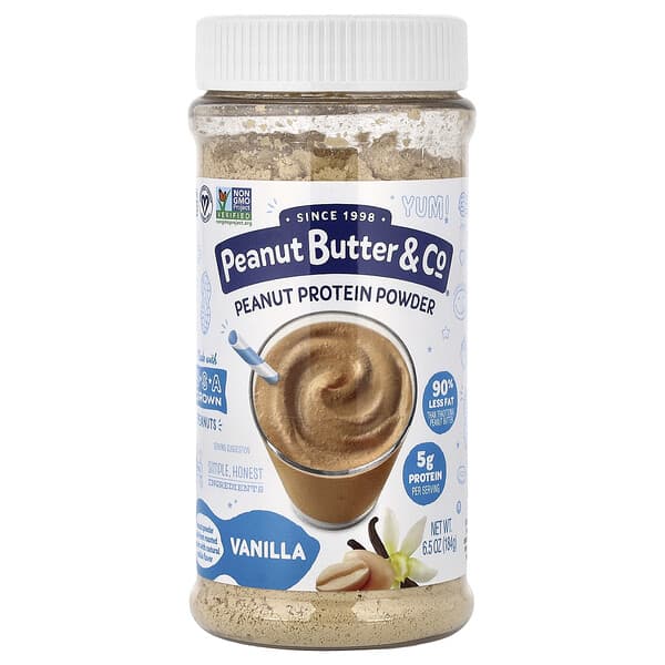 Peanut Butter & Co., 땅콩 프로틴 파우더, 바닐라, 184g(6.5oz)