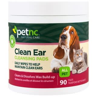 petnc NATURAL CARE, Coussinet de nettoyage pour des oreilles propres, 90 coussinets