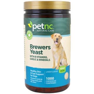 petnc NATURAL CARE, Levure de bière, arôme de foie, chien adulte, 1 000 comprimé à mâcher