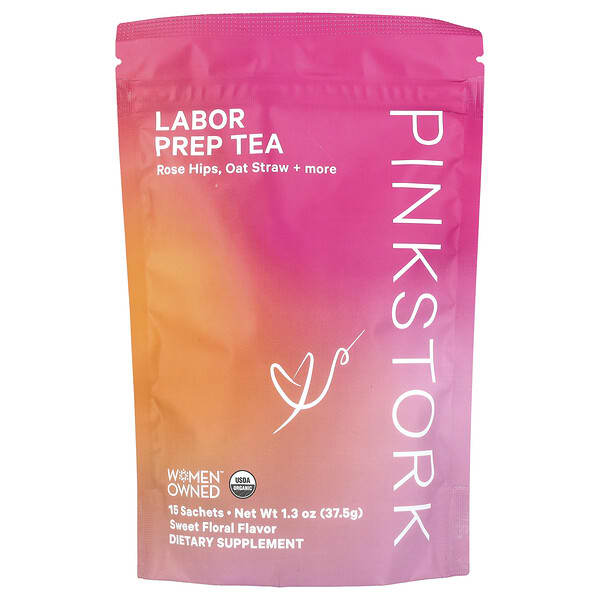 Pink Stork, 라보 프렙 티, 스위트 플로럴, 15팩, 37.5g(1.3oz)
