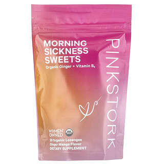 Pink Stork, Morning Sickness Sweets, Ginger Mango, 30 Organic Lozenges