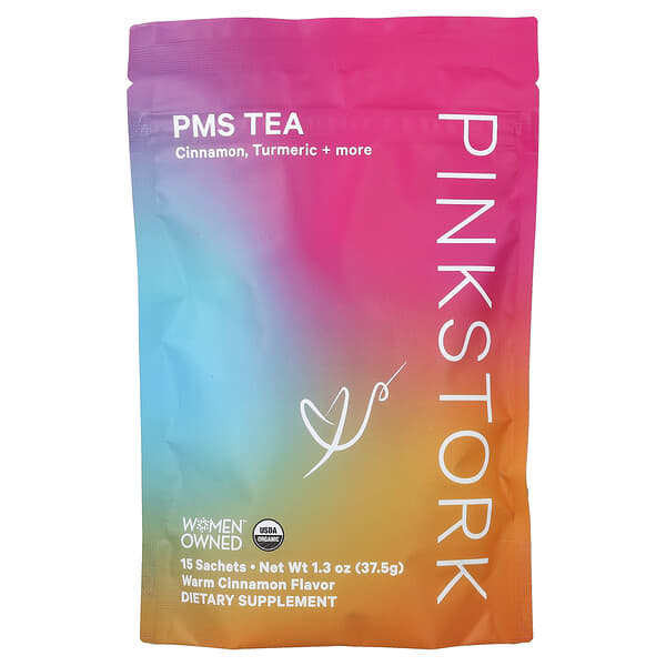 PMS Tea, Warm Cinnamon, 15 Sachets, 1.3 oz (37.5 g)
