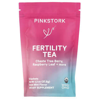 Pink Stork, Fertility Tea, Fruchtbarkeitstee, süße Minze, 15 Beutel, 37,5 g (1,3 oz.)