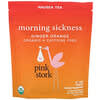 Morning Sickness, Nausea Tea, Ginger Orange, Caffeine Free, 15 Pyramid Sachets, 1.59 oz (45 g)