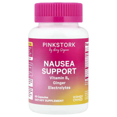 Pink Stork, Nausea Relief, 60 Capsules