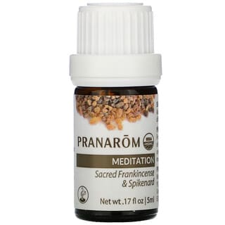 Pranarom, Essential Oil, Diffusion Blend, Meditation, .17 fl oz (5 ml)
