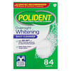 Antibakterieller Prothesenreiniger, Overnight Whitening Daily Cleanser, Dreifach-Minze, 84 Tabletten