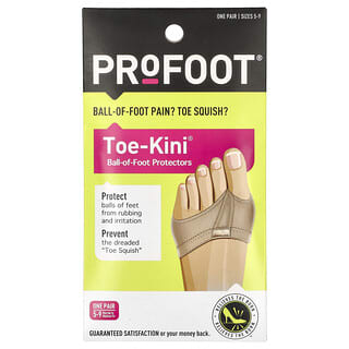 Profoot, Toe-Kini, защитные накладки на подушечку стопы, размеры 5–9, 1 пара