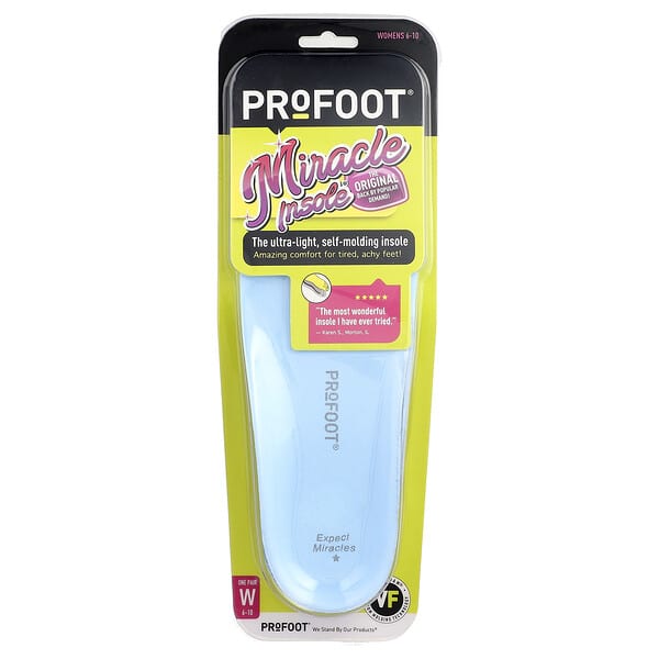 Profoot, 奇跡鞋墊，女士 6-10，1 雙
