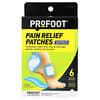 Pain Relief Patches, Designed for Feet & Heels, 6 Patches