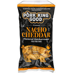 Pork King Good, Chicharrones con sabor, Nacho con queso cheddar, 49,5 g (1,75 oz)