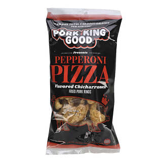 Pork King Good, Chicharrones con sabor, Pizza de pepperoni`` 49,5 g (1,75 oz)