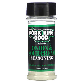 Pork King Good, Condimento para cebolla y crema agria`` 85 g (3 oz)