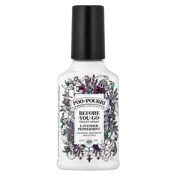 Poo-Pourri, Before-You-Go 화장실 스프레이, 라벤더 바닐라, 118ml(4fl oz)