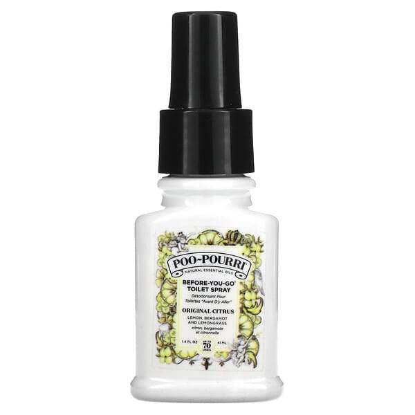 Poo-Pourri, Before-You-Go（行く前に）トイレスプレー、オリジナルシトラス、41ml（1.4液量オンス）