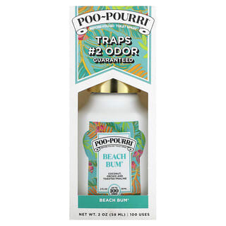 Poo-Pourri, Before-You-Go Toilet Spray, Beach Bum, Coconut, Orchid and Toasted Praline, 2 fl oz (59 ml)