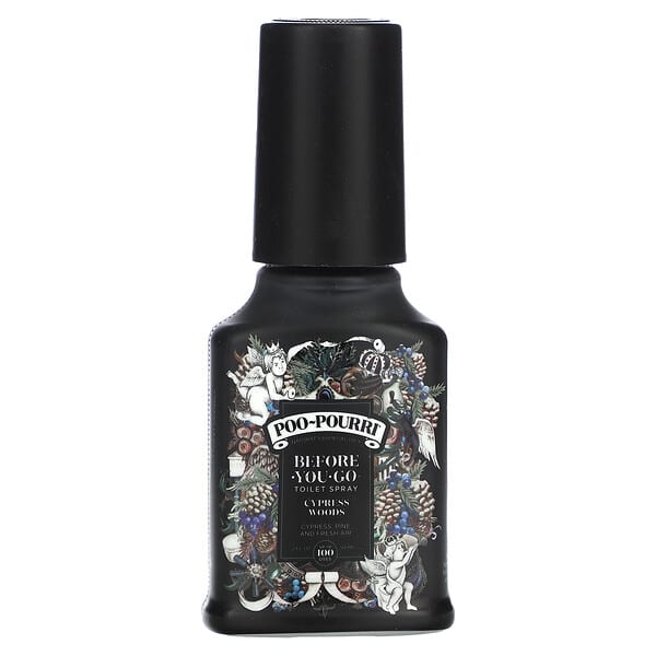 Poo-Pourri, Before-You-Go® 토일렛 스프레이, 사이프러스 우드, 59ml