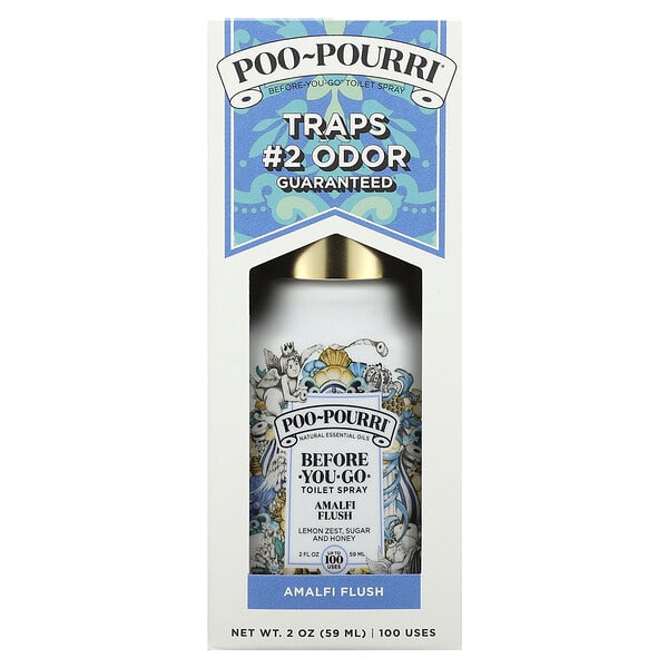 Poo-Pourri, Before-You-Go® Toilet Sprays, Amalfi Flush, 2 fl oz (59 ml)