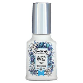 Poo-Pourri, Before-You-Go, спрей-освежитель для туалета, Potty On!, 59 мл (2 жидк. унции)