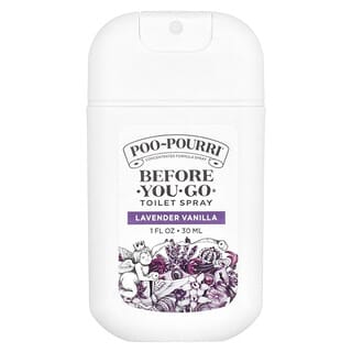 Poo-Pourri, Туалетный спрей Before-You-Go®, лаванда и ваниль, 30 мл (1 жидк. Унция)