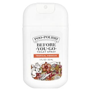 Poo-Pourri, Spray de toaletă Before-You-Go®, hibiscus tropical, 1 fl oz (30 ml)