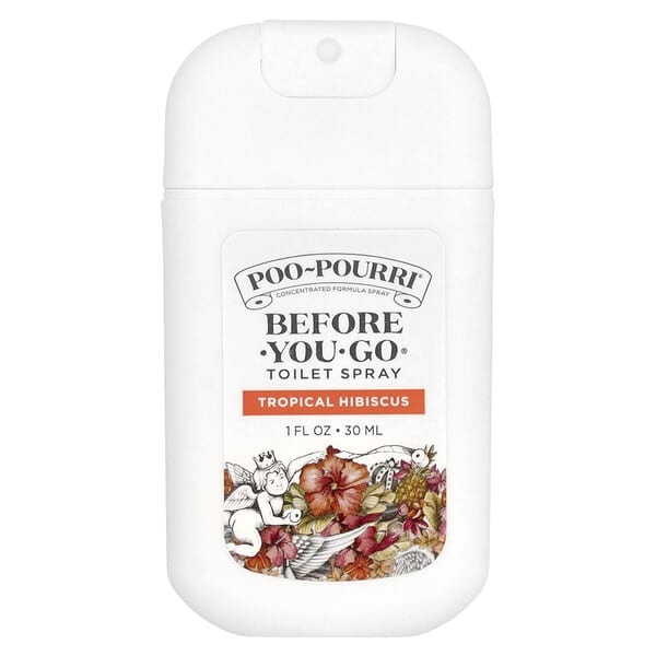 Poo-Pourri, Before-You-Go® 토일렛 스프레이, 트로피컬 히비스커스, 30ml