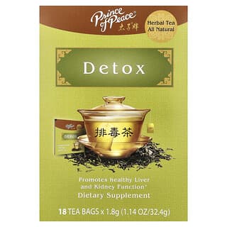 Prince of Peace, Herbal Tea, Detox, 18 Tea Bags, 1.14 oz (32.4 g)